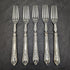 Around 1879 British Antique Sterling Silver Handle Cutlery Set in Wooden Box